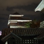 松山城ライトアップ